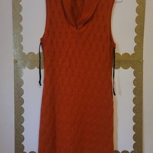 Burnt Orange  Sleeveless dress